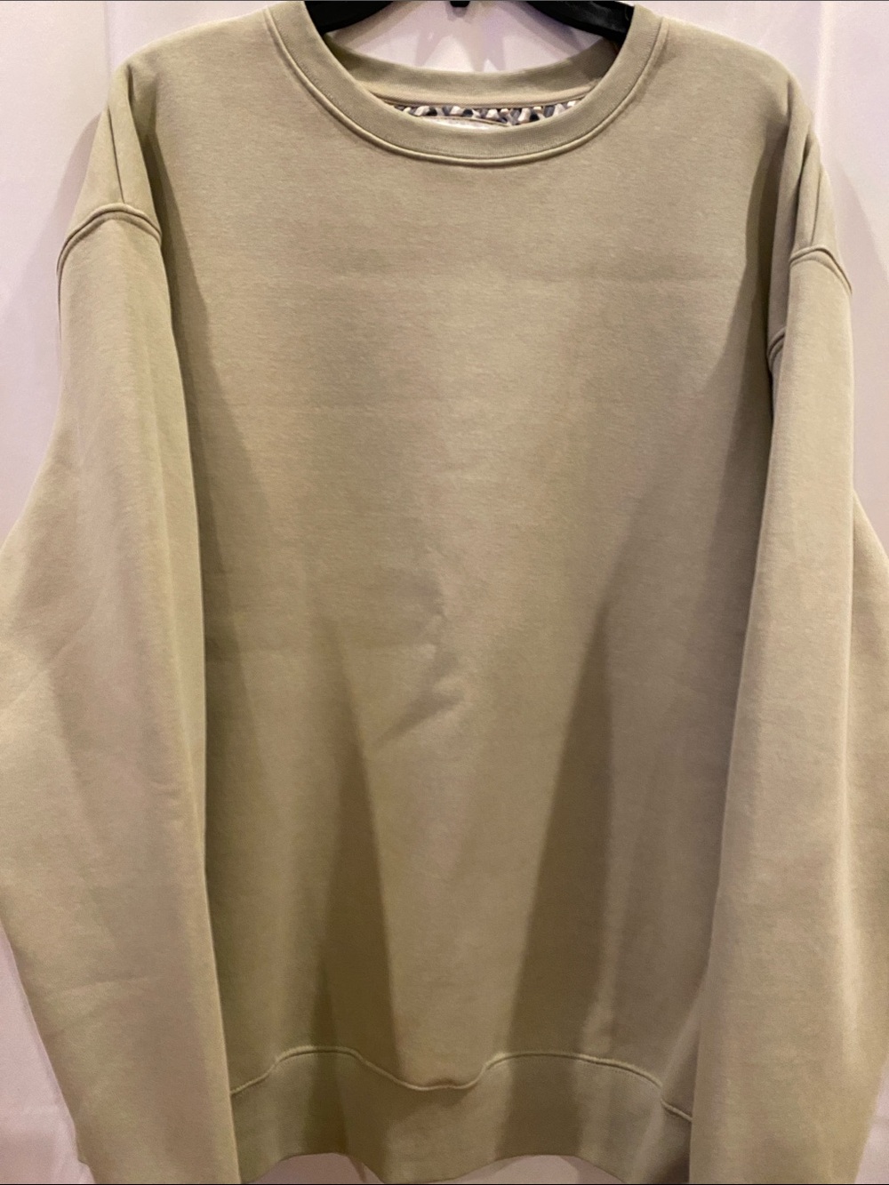 Men's Oversized Crewneck Sweatshirt - Sage Green